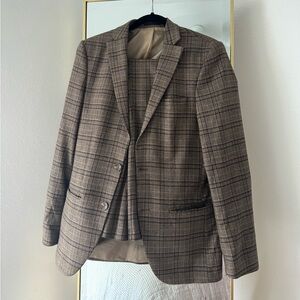 Boohoo Man Plaid Suit